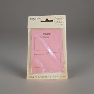 NOTED By Post It Mini Plan Notes; For Today / Aujourd'hui English & French; NEW